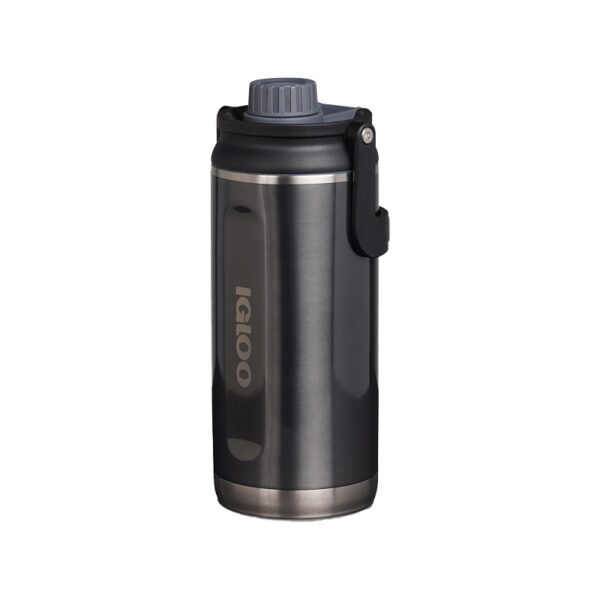 BOTELLA TÉRMICA IGLOO 1L CHUG NEGRO CON MANIJA 71090