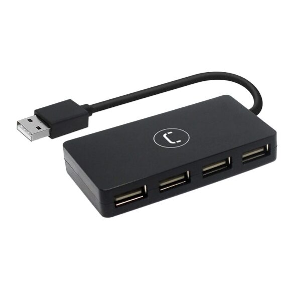 ADAPTADOR UNNO HB1008BK HUB 4-PORTS USB 2.0