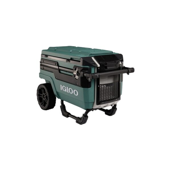 CONSERVADORA IGLOO CON RUEDAS 112 LATAS TRAILMATE JOURNEY VERDE 1P 88X50X60CM 34926