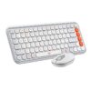TECLADO LOGITECH 920-013055 POP ICON COMBO WIR BLANCO