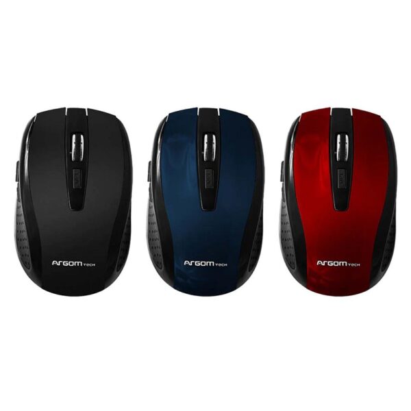 MOUSE ARGOMTECH ARG-MS-0032R WIR ROJO