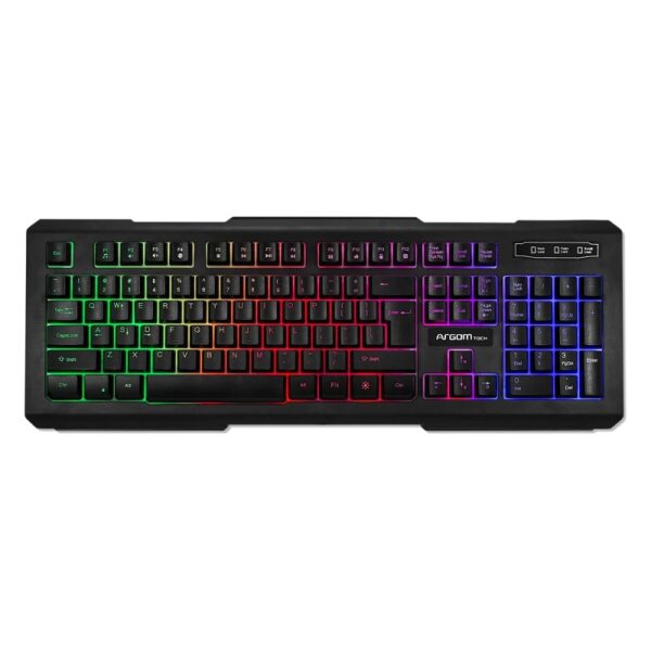 TECLADO GAMER ARGOMTECH ARG-KB-2055BK COMBAT GAMING USB