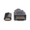CABLE USB-C/HDMI M/M 1M MANHATTAN 152235 4K/30HZ NEGRO BOLSA