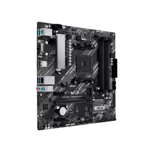 PLACA MADRE ASUS AM4 A520M-A II/CSM PRIME V/S/R/HDMI/M2/DDR4/USB3.2/MATX