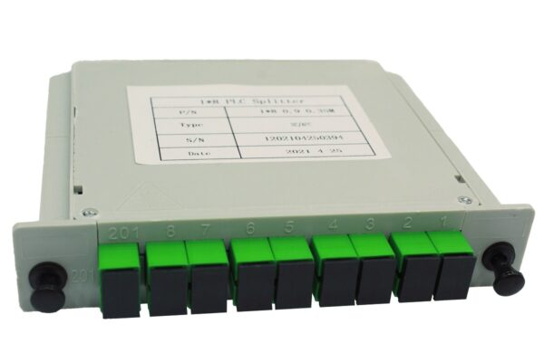 NE ATRIAN ATS1X8PLC-LXD-SCA-C PLUG IN LGX BOX SPLITER1 X 8WITH SC/APC