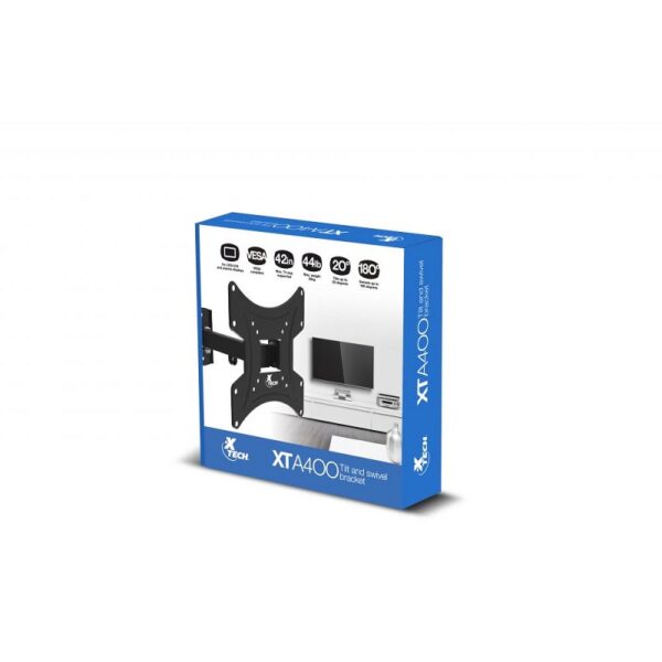 SOPORTE PARA TV XTECH 23" A 42" XTA-400 20KG/GIR/NEG