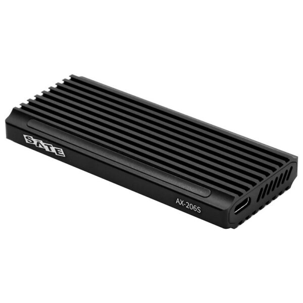 GAVETA PARA SSD SATE AX-206S M.2/USB-C 2TB RGB