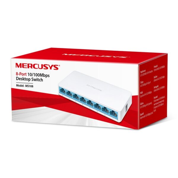 SWITCH MERCUSYS HUB 08P MS108 10/100