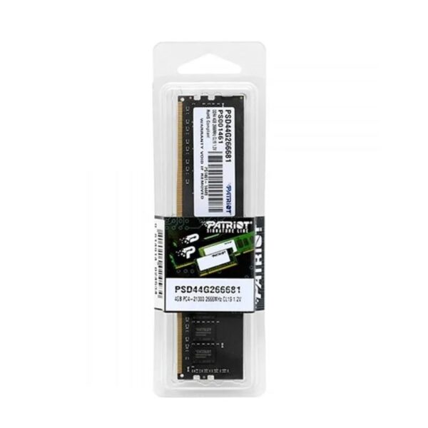 MEMORIA RAM PATRIOT DDR4 4GB 2666 MHZ