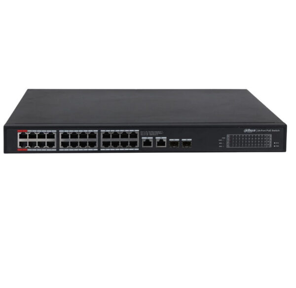 SWITCH DAHUA PFS3228-24GT-360 24 PTOS PoE 90W