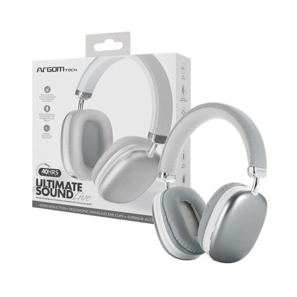 AURICULAR ARGOMTECH ARG-HS-2553WT ULTIMATE BT BLANCO
