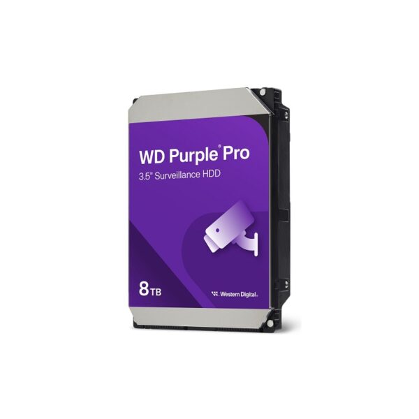 DISCO DURO WESTERN DIGITAL 8 TB PURPLE PRO 7200 256MB WD8002PURP SURVEILLANCE