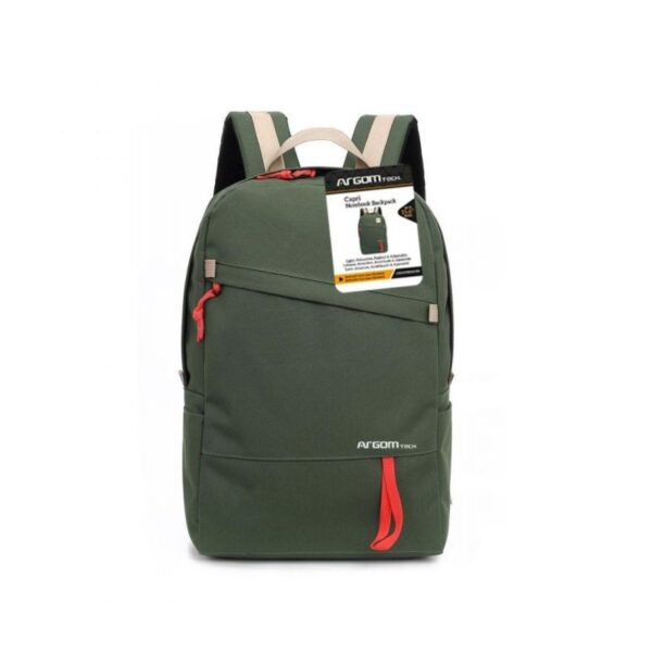 MOCHILA ARGOMTECH ARG-BP-1340GN 15.6" VERDE