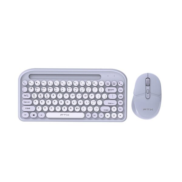 TECLADO+MOUSE WIR/BT FTXGK01 POR/POP/LILA 106067