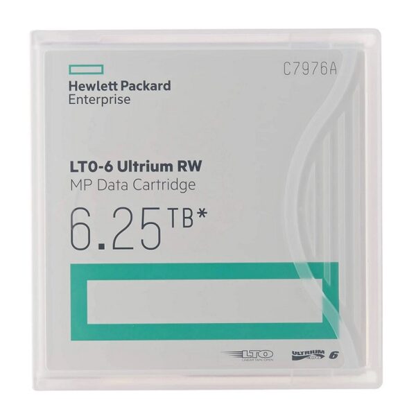 CINTA BACKUP HPE LTO-6 ULTRIUM 6.25TB MP RW (C7976A)