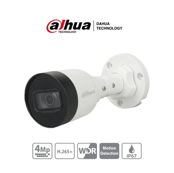 CÁMARA DAHUA IP HFW1431S1-A-S4 BULL 4MP 30M 2.8MM