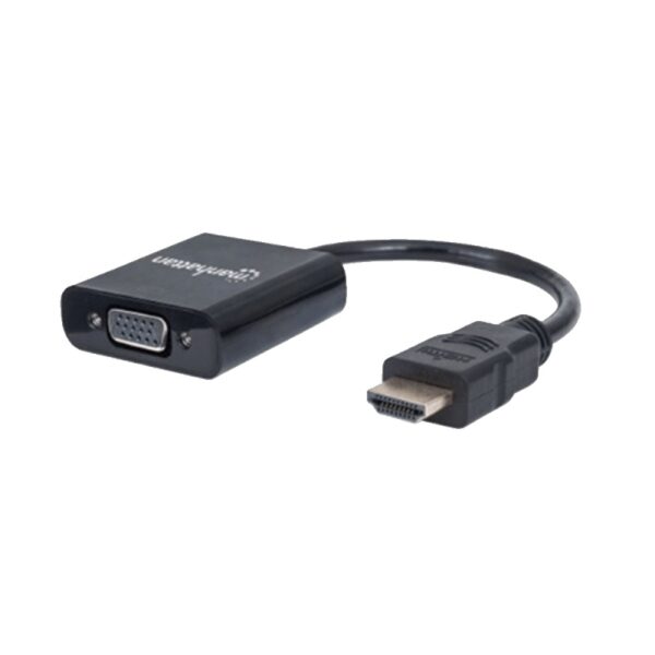 ADAPTADOR MANHATTAN HDMI-VGA 151436 FHD BLISTER NEGRO