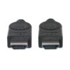 CABLE MANHATTAN HDMI(M)-HDMI(M) 322539 10M 4K/30HZ/3D NEGRO