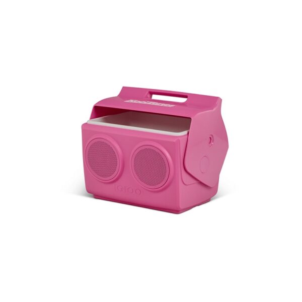 CONSERVADORA CON PARLANTE IGLOO 26 LATAS KOOLTUNES ROSA 1P 37X28X35CM 27733