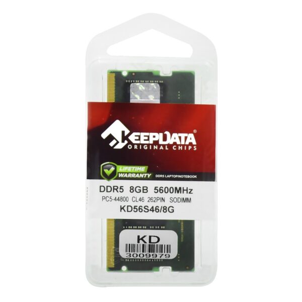 MEMORIA RAM PARA NOTEBOOK DDR5 KEEPDATA 8GB 5600MHZ