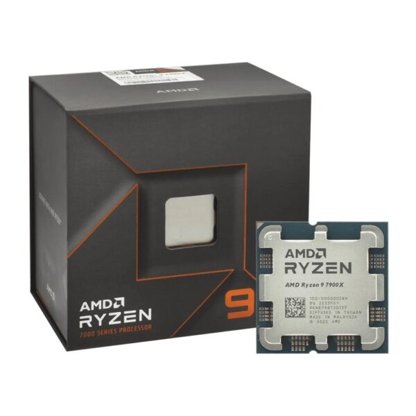 PROCESADOR AMD AM5 RYZEN 9 7900X 4.7GHZ/76MB S/COOLER 100-100000589WOF