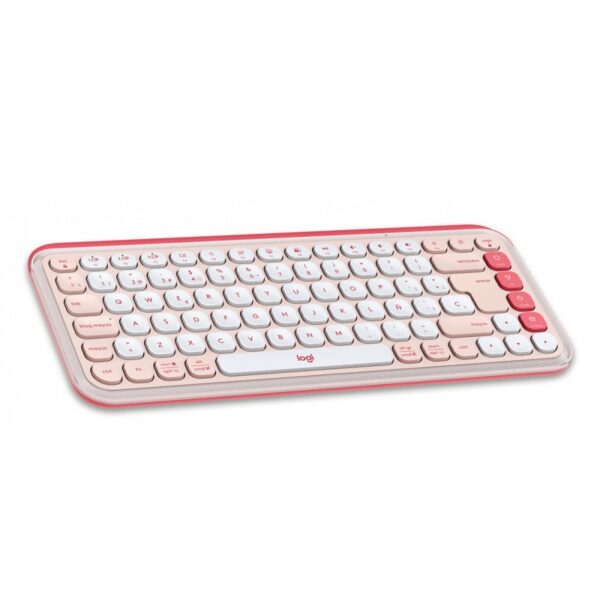 TECLADO LOGITECH 920-013053 POP ICON COMBO WIR ROSA
