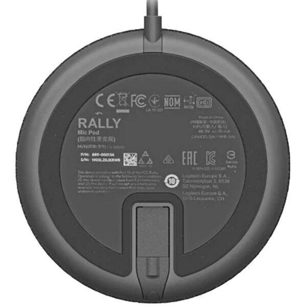 MICRO LOGITECH VC 989-000430 RALLY MIC POD