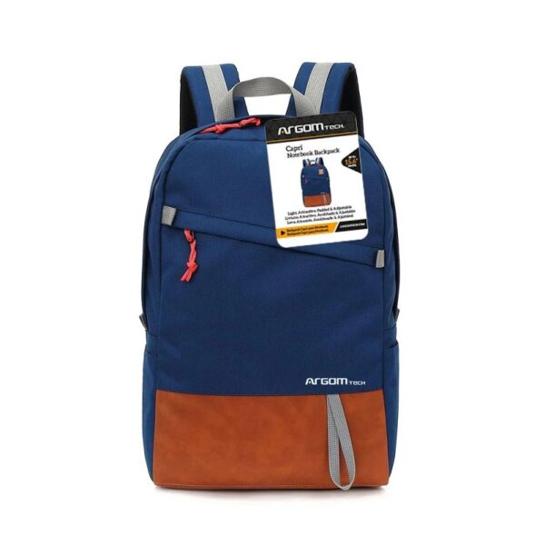 MOCHILA ARGOMTECH ARG-BP-1340BL 15.6" AZUL/MARRON