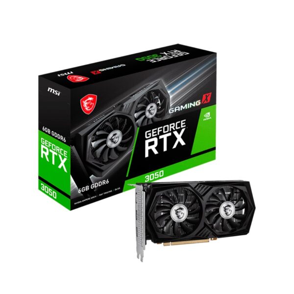 TARJETA GRÁFICA MSI RTX3050 GAMING X 6G DD6 912-V812-053