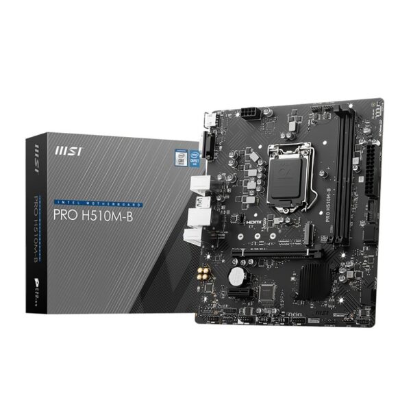 PLACA MADRE MSI PRO H510M-B M.2/DDR4/HDMI/VGA/MICRO ATX