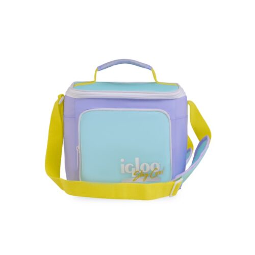 BOLSA TÉRMICA IGLOO 9 LATAS RETRO SQUARE LUNCH LILA 63082