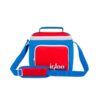 BOLSA TÉRMICA IGLOO 9 LATAS RETRO SQUARE LUNCH AZUL CON ROJO 63083