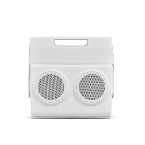 CONSERVADORA CON PARLANTE IGLOO 26 LATAS KOOLTUNES BLANCO 1P 37X28X35CM 27774