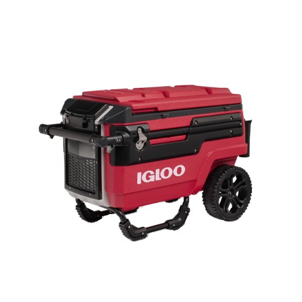 CONSERVADORA IGLOO CON RUEDAS 66L TRAILMATE JOURNEY ROJO/NEG 35066