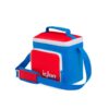 BOLSA TÉRMICA IGLOO 9 LATAS RETRO SQUARE LUNCH AZUL CON ROJO 63083