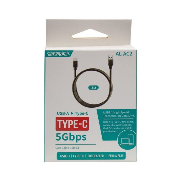 CABLE SATE AL-AC2 USB-A A USB-C 3.1 2M