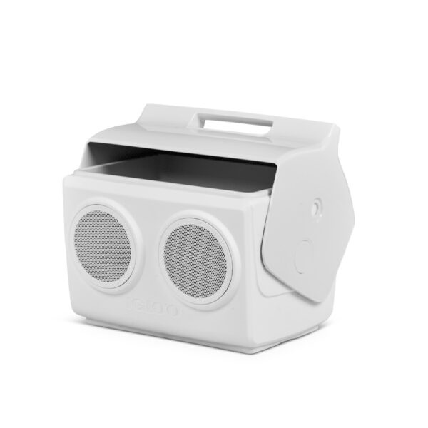 CONSERVADORA CON PARLANTE IGLOO 26 LATAS KOOLTUNES BLANCO 1P 37X28X35CM 27774