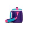 BOLSA TÉRMICA IGLOO 9 LATAS RETRO SQUARE LUNCH PURPURA CON CELESTE 66060
