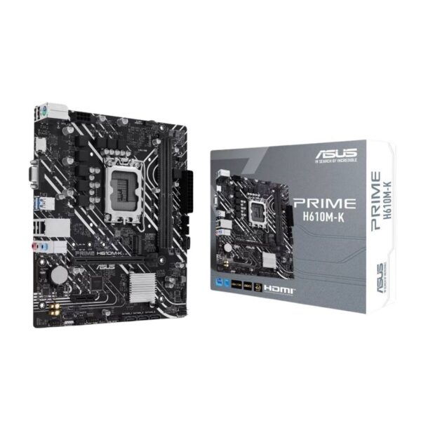 PLACA MADRE ASUS PRIME LGA1700 H610M-K M.2/DDR5/HDMI/VGA
