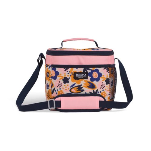 BOLSA TÉRMICA IGLOO 9 LATAS KIDS SQUARE LUNCH FLOREADO 64301