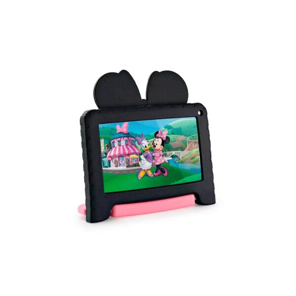 TABLET KID MULTI NB628 QC/64GB/4G/7"/NEG/ROSA MINNIE