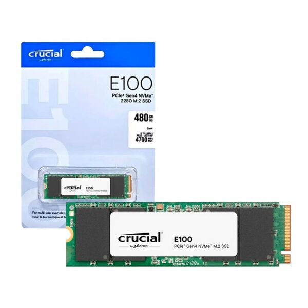 SSD CRUCIAL 480GB M.2 NVME 4.0