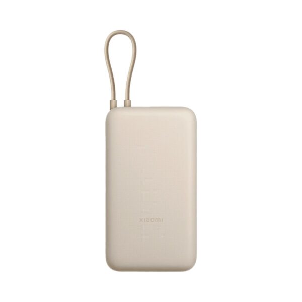 CARGADOR PORTÁTIL XIAOMI BHR8851GL 20000MAH 33W CREMA