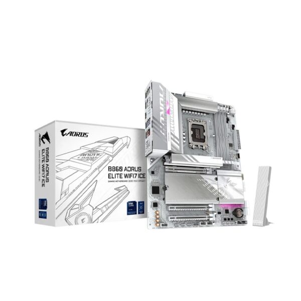 PLACA MADRE AORUS 1851 B860 ELITE WIFI7 ICE DDR5 S/R/HDMI/DP/3M2/USB4/ATX