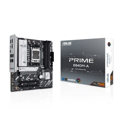 PLACA MADRE ASUS AM5 B840M-A PRIME DDR5 S/R/HDMI/2DP/3M2/MATX