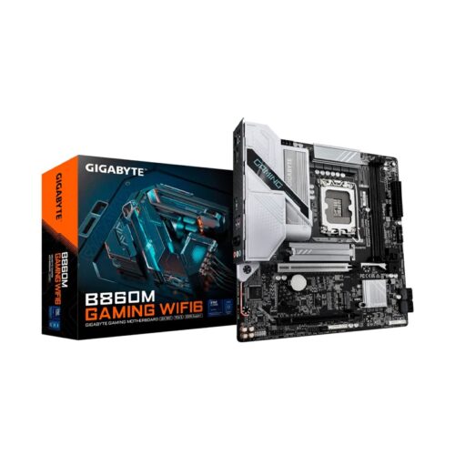 PLACA MADRE GIGABYTE 1851 B860M GAMING WIFI6 DDR5 S/R/HDMI/DP/2M2/USB3.2/MATX