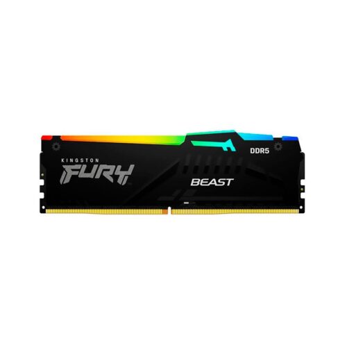 MEMORIA RAM KINGSTON DDR5 16G 6400 FURY BEAST BK KF564C32BBEA-16 RGB XMP