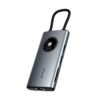 FTX HUB FTX-HUBL3-AG USB-C 3.0/8 EN 1 4K/5GBPS/RJ45/SD GRIS