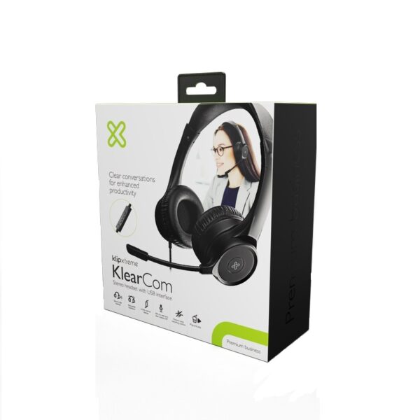 AURICULAR KLIP XTREME KCH-510 KLEARCOM USB/MIC/NEGRO