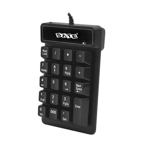 TECLADO NUMERICO SATE AK-187 NEGRO/USB